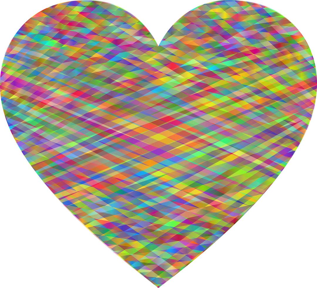 Geometric Heart 7 png transparent