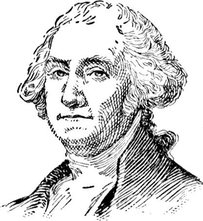 George Washington Face png transparent