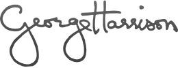 Georges Harrison Signature png transparent