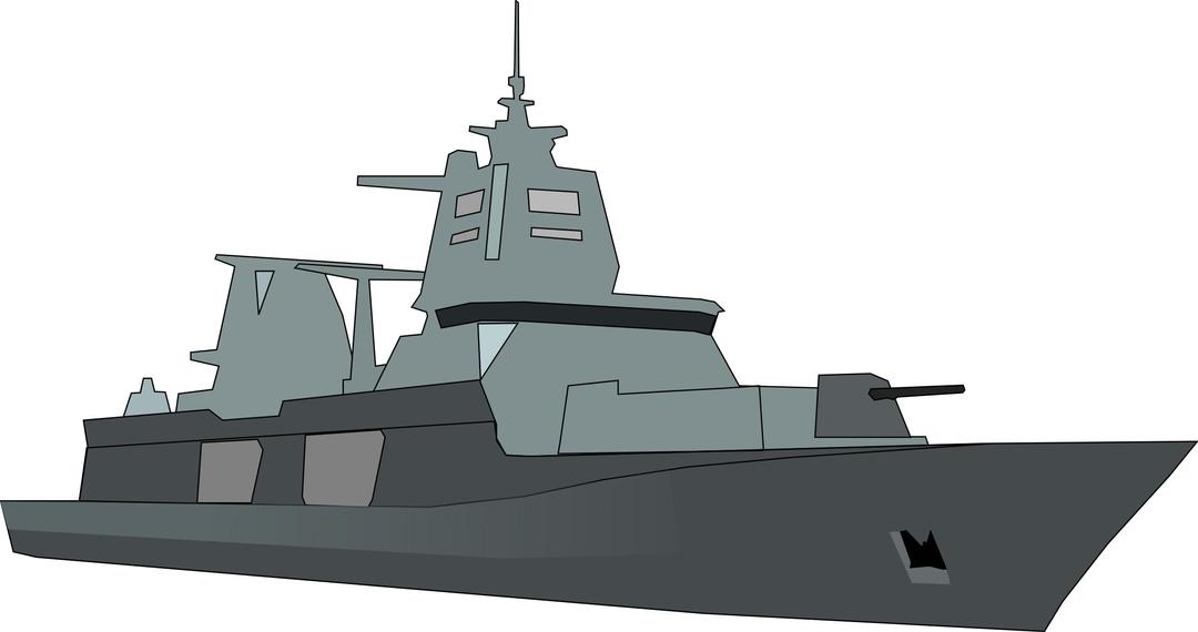 German Bundeswehr frigate png transparent