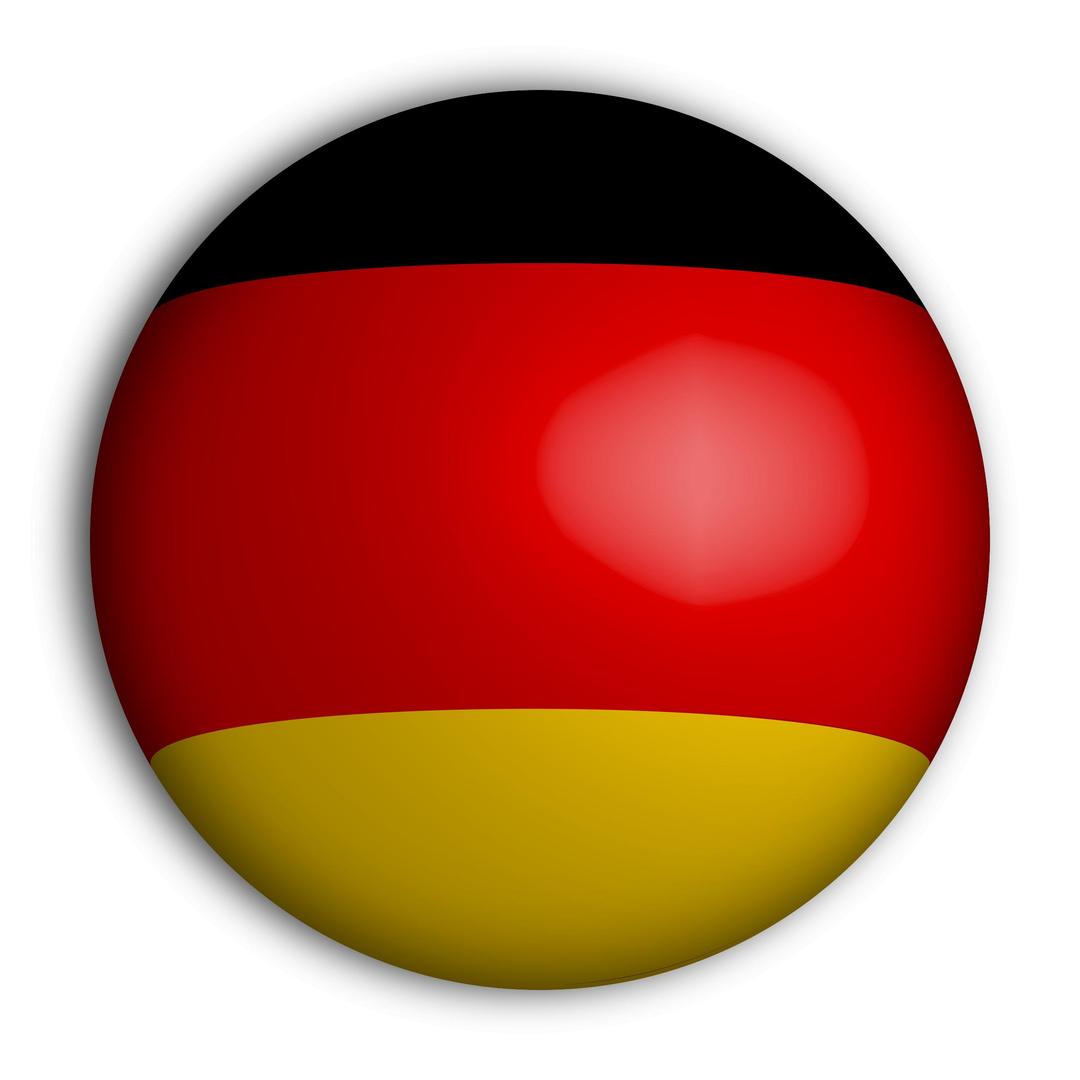 German Flag Sphere Variation 2 png transparent