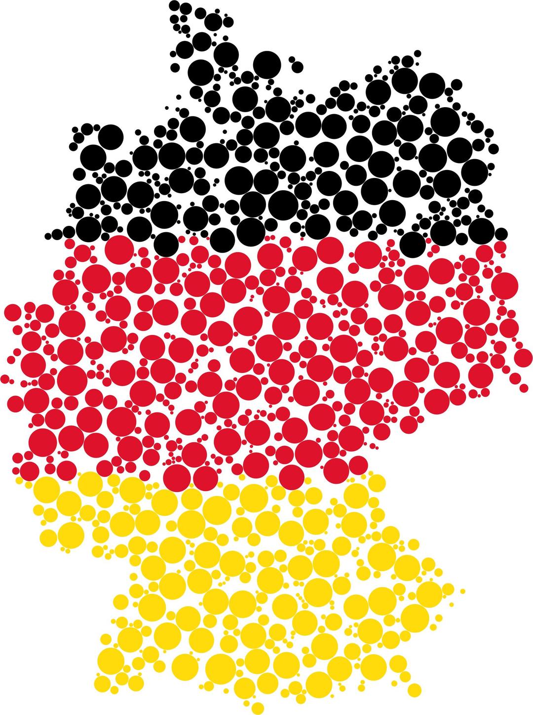 Germany Map Flag Circles png transparent