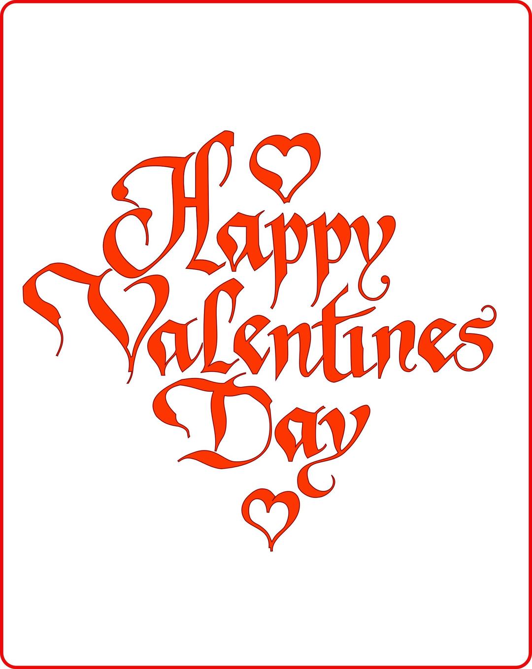 Get ready for the holiday Valentines Day png transparent