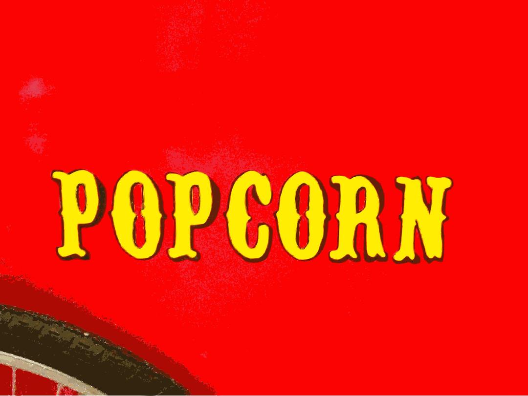 Get your popcorn sign png transparent