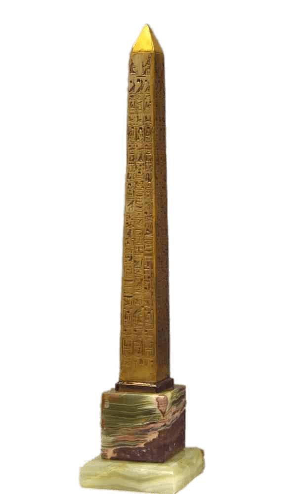 Gilded Egyptian Obelisk png transparent