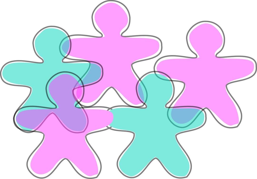 Gingerbread Spirits (small group) png transparent