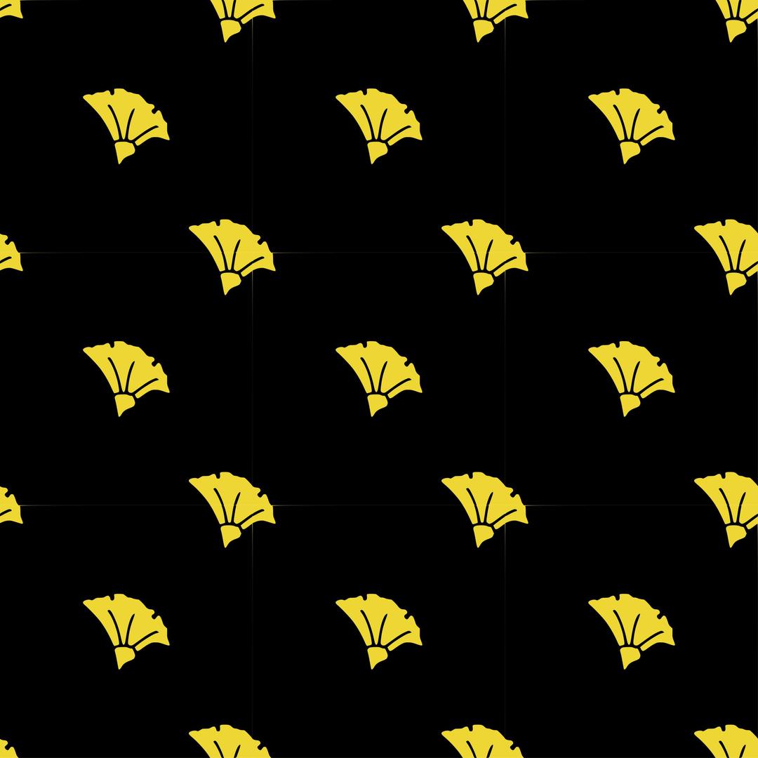 Ginkgo leaf-seamless pattern png transparent