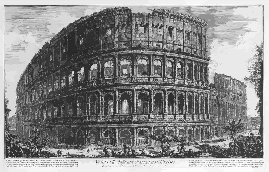 Giovanni Battista Piranesi, The Colosseum png transparent