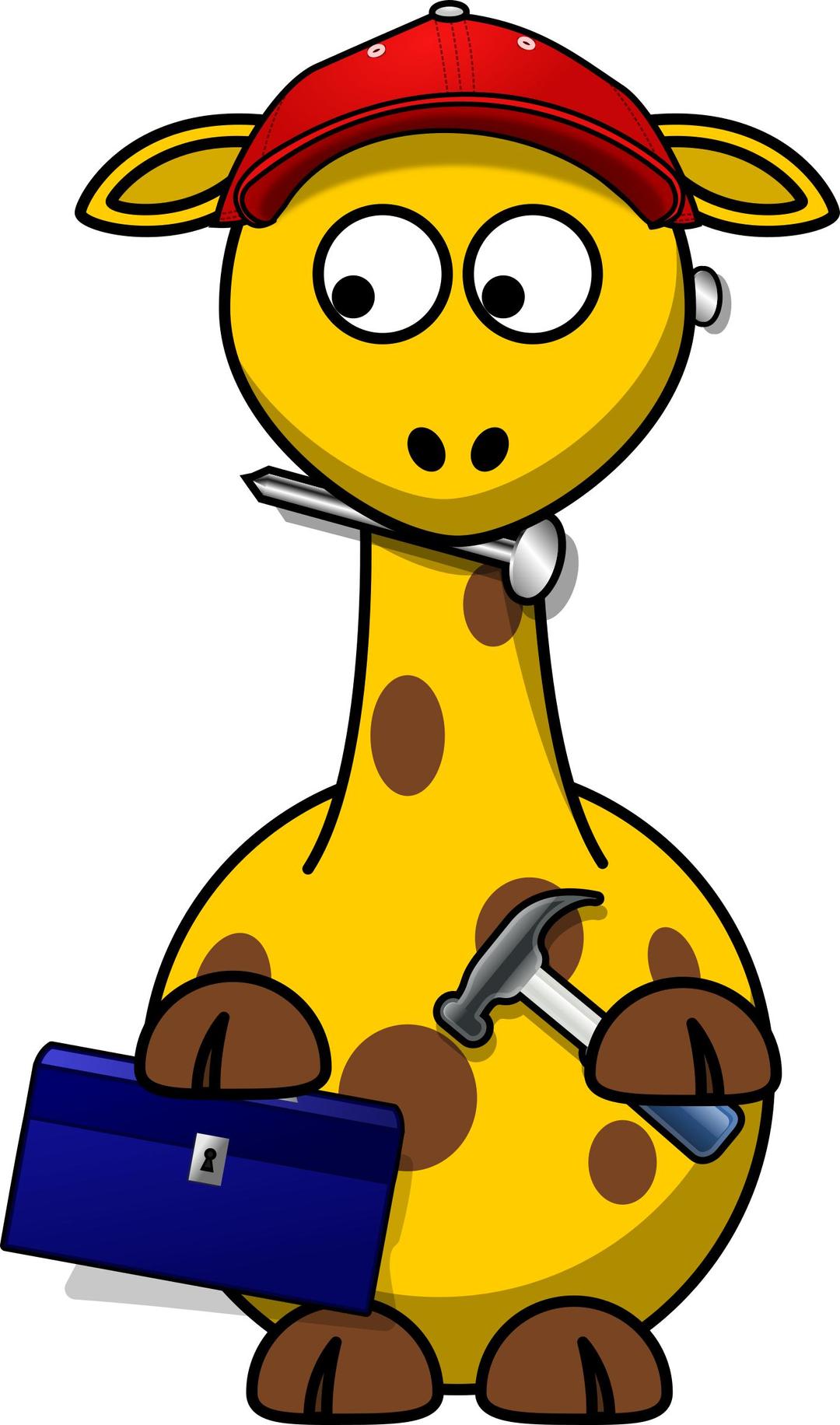 Giraffe Secret Agent png transparent