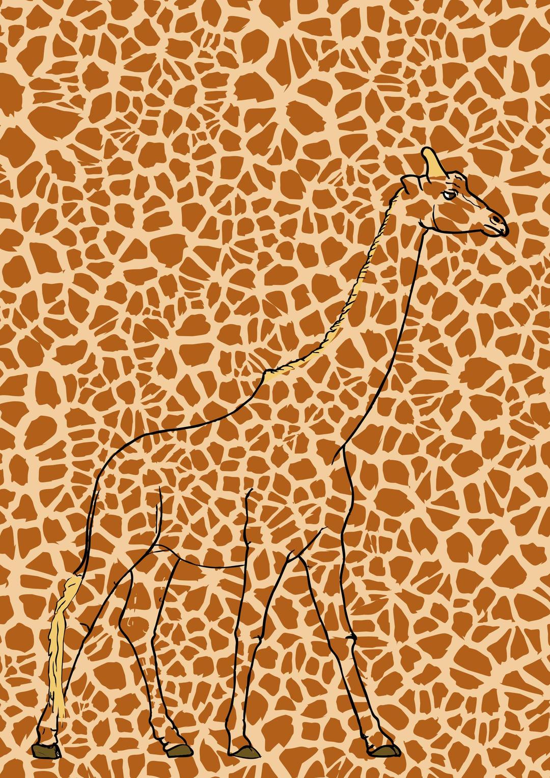 Giraffes are clever animals... png transparent