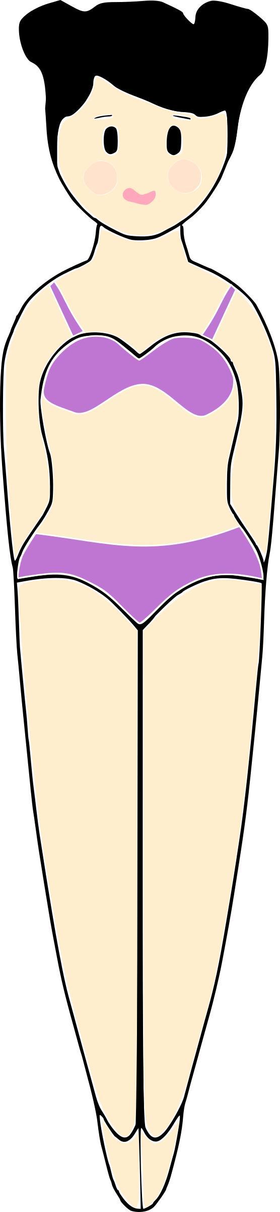 Girl in a Bathing Suit png transparent