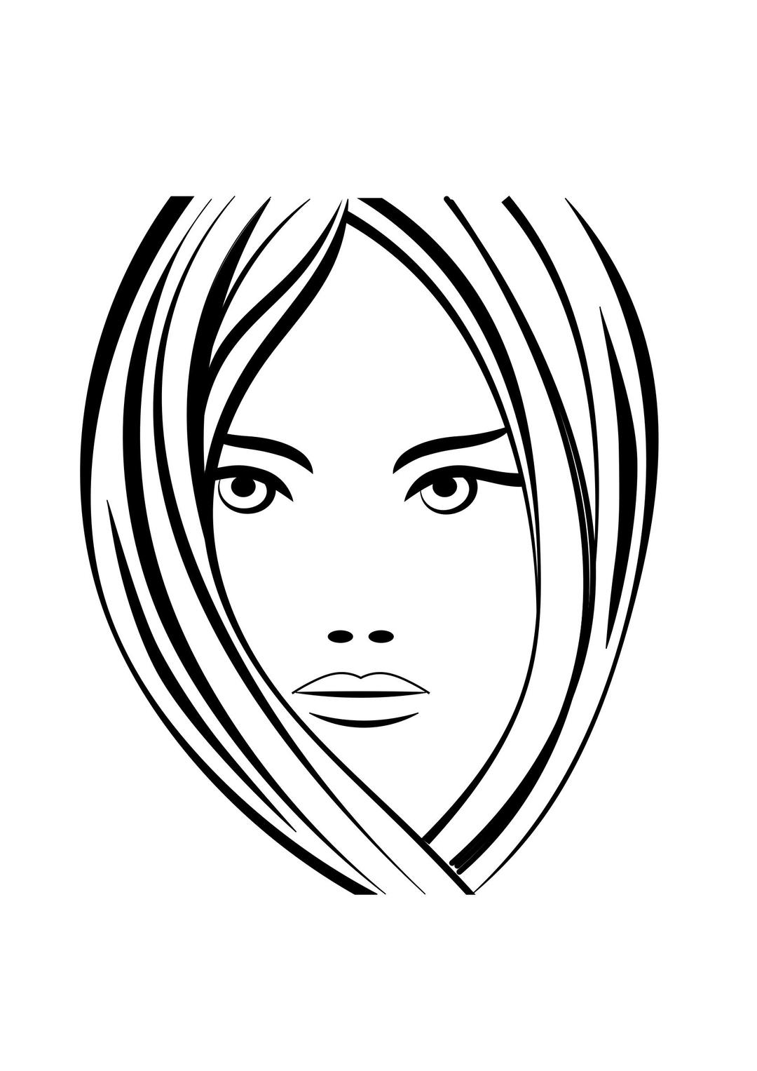 girl with headscarf png transparent