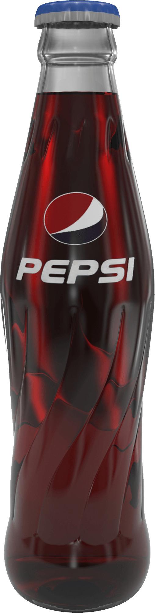 Glass Bottle Classic Pepsi png transparent