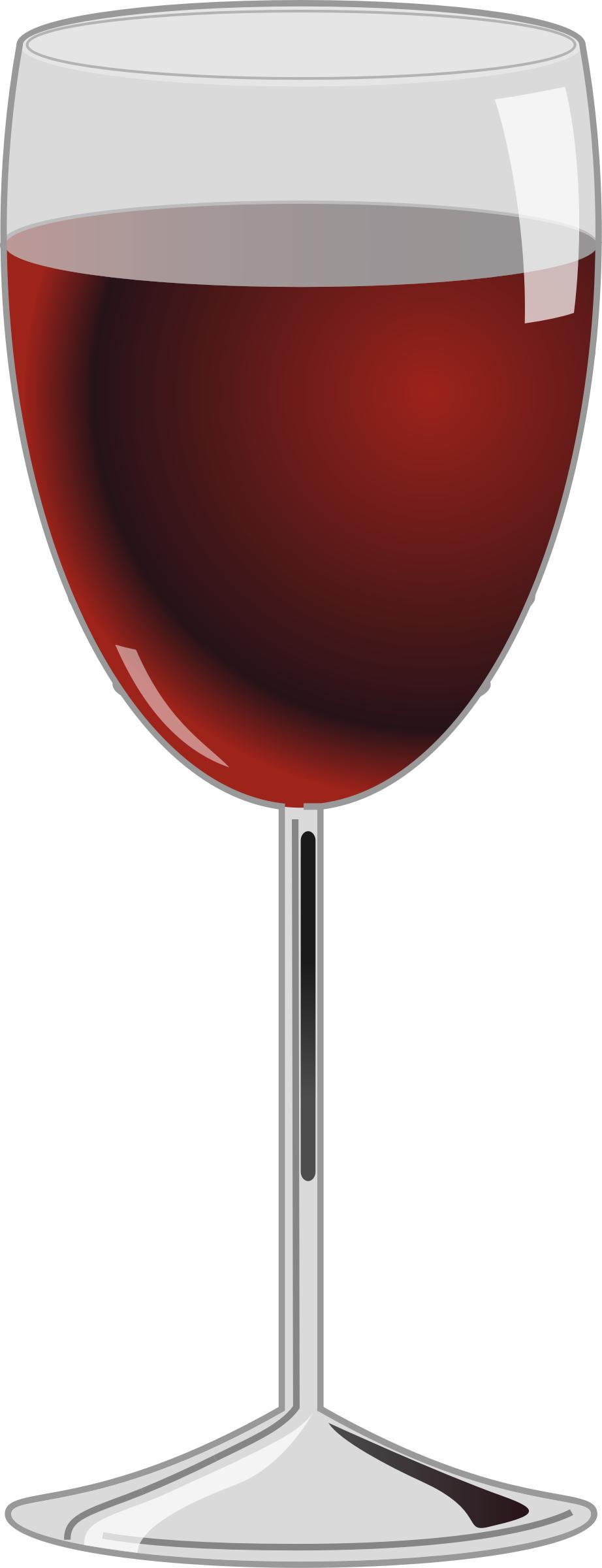 Glass of red wine png transparent