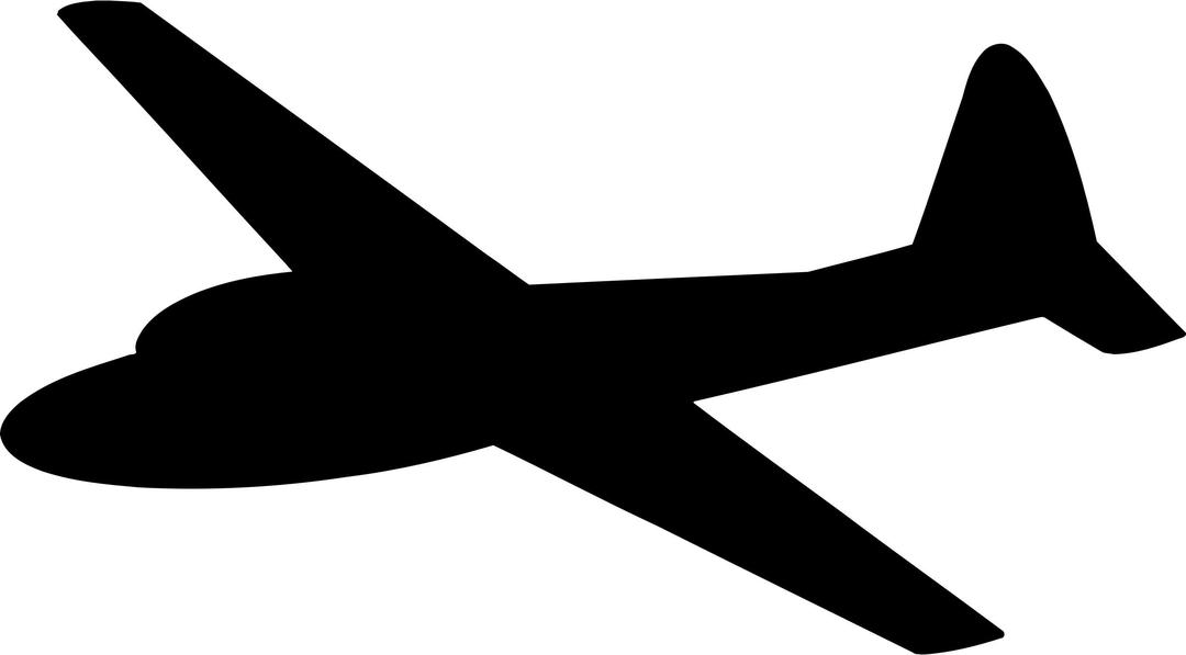 Glider 2 silhouette png transparent