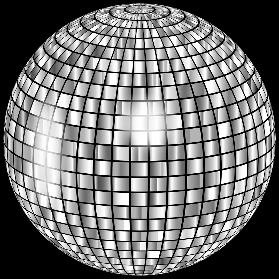 Glimmering Disco Ball png transparent
