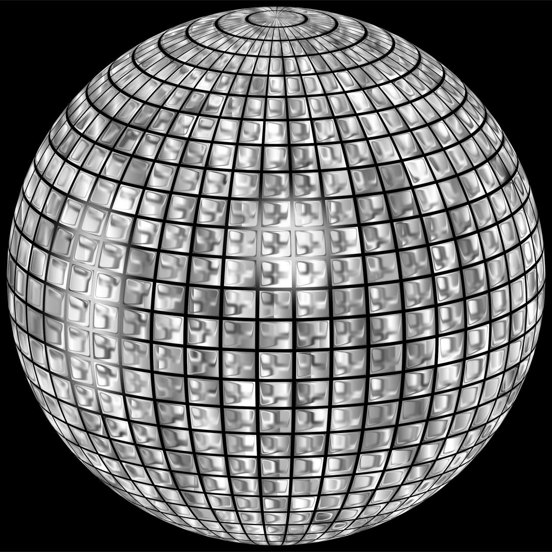Glimmering Disco Ball Enhanced png transparent