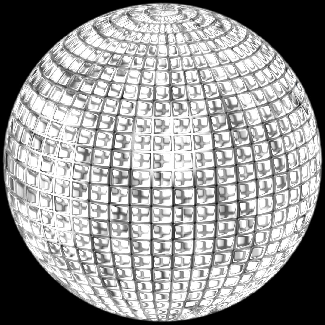 Glimmering Disco Ball Enhanced 4 png transparent