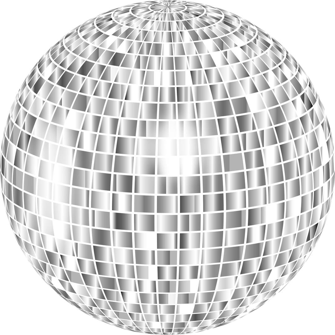 Glimmering Disco Ball No Background png transparent