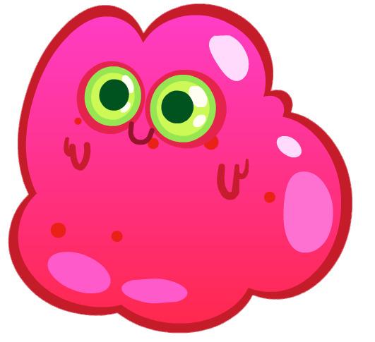 Glob the Gone Wrong Blob Looking Left png transparent