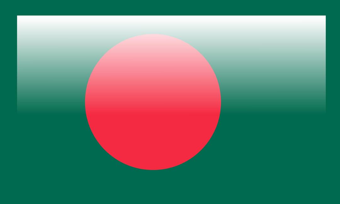 Glossy Bangladesh Flag png transparent