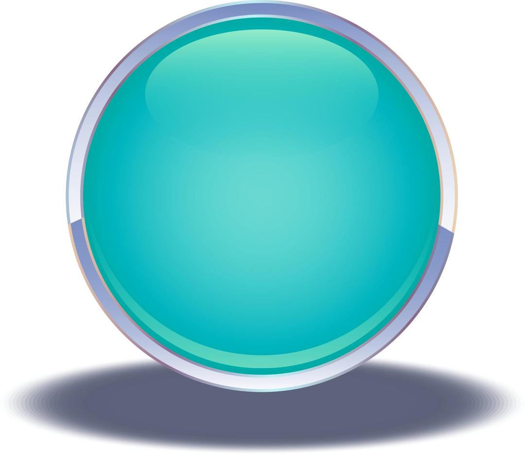 Glossy Blue Button png transparent