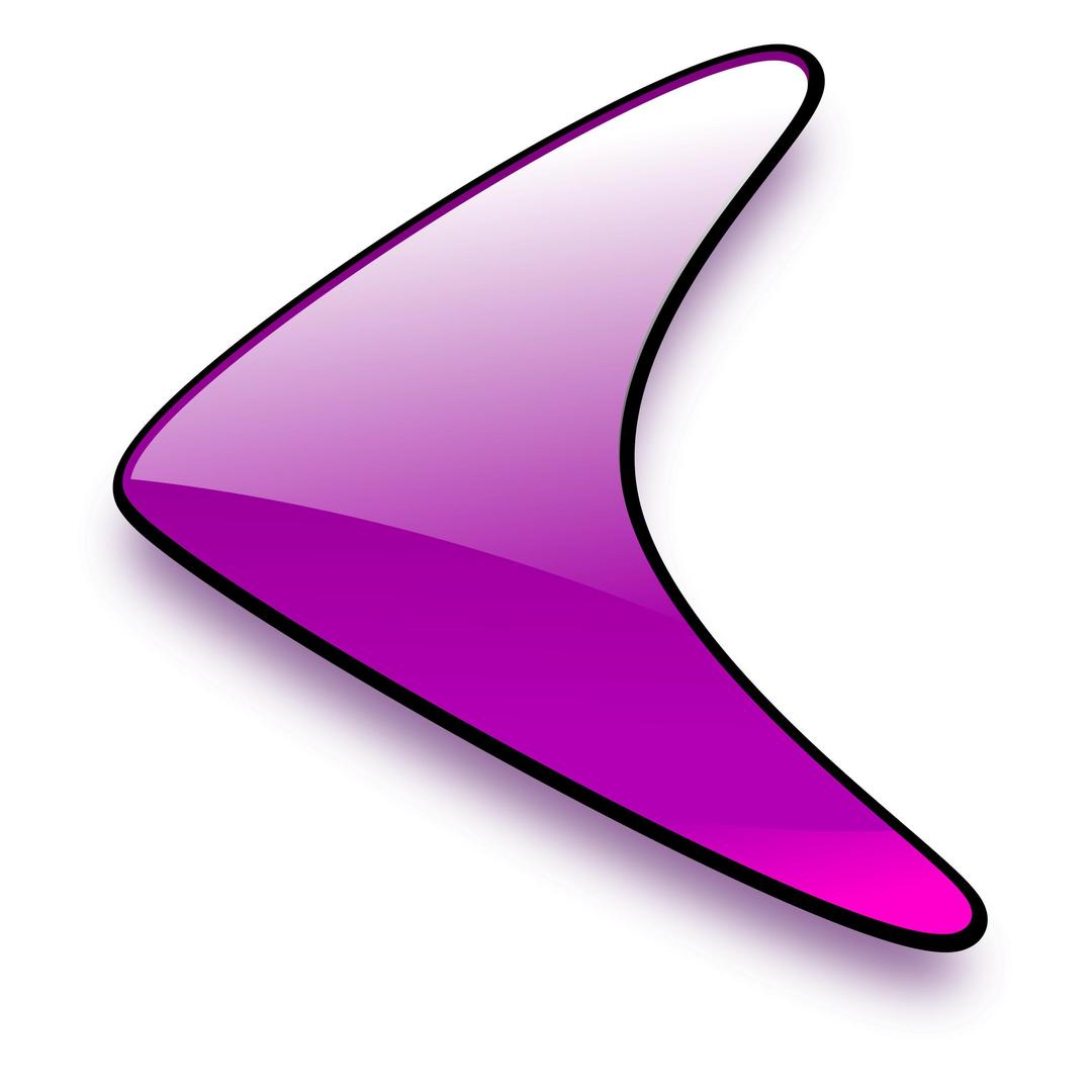 Glossy left arrow png transparent