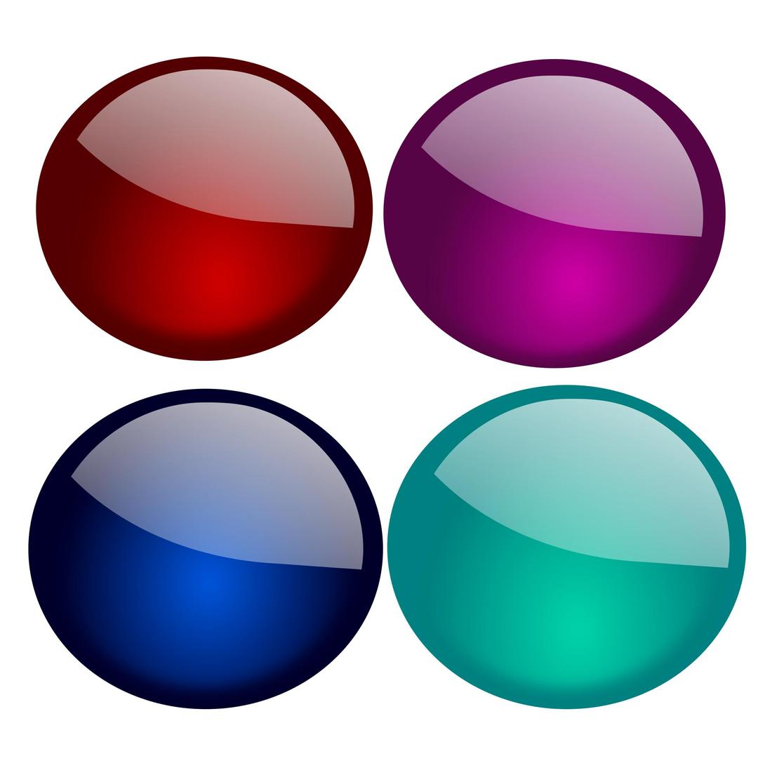 Glossy Orbs-1 png transparent