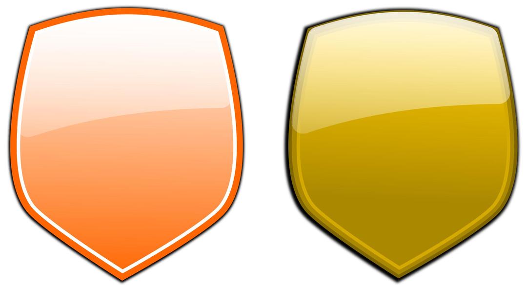 Glossy shields 2 png transparent