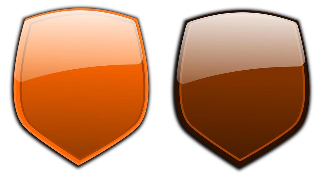 Glossy shields 7 png transparent