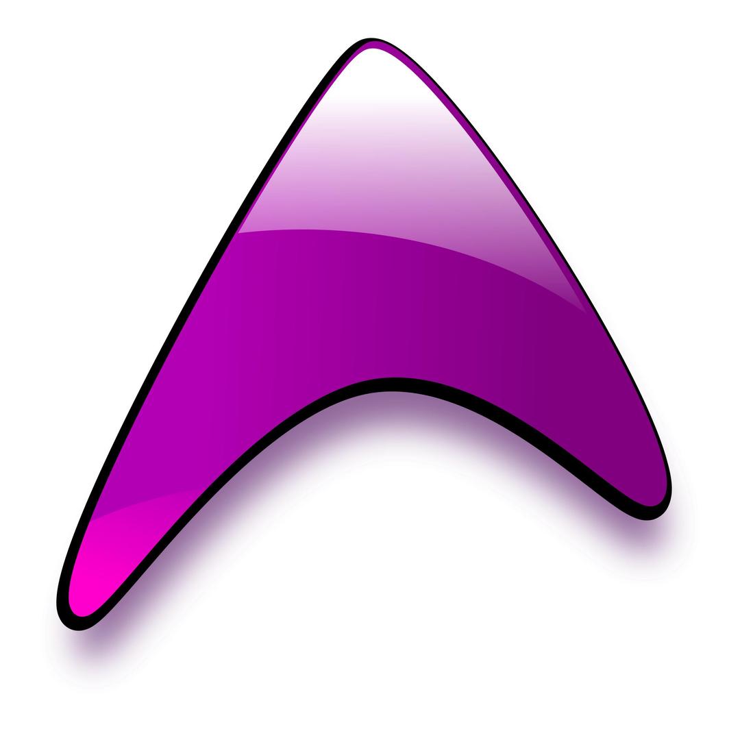 Glossy up arrow png transparent