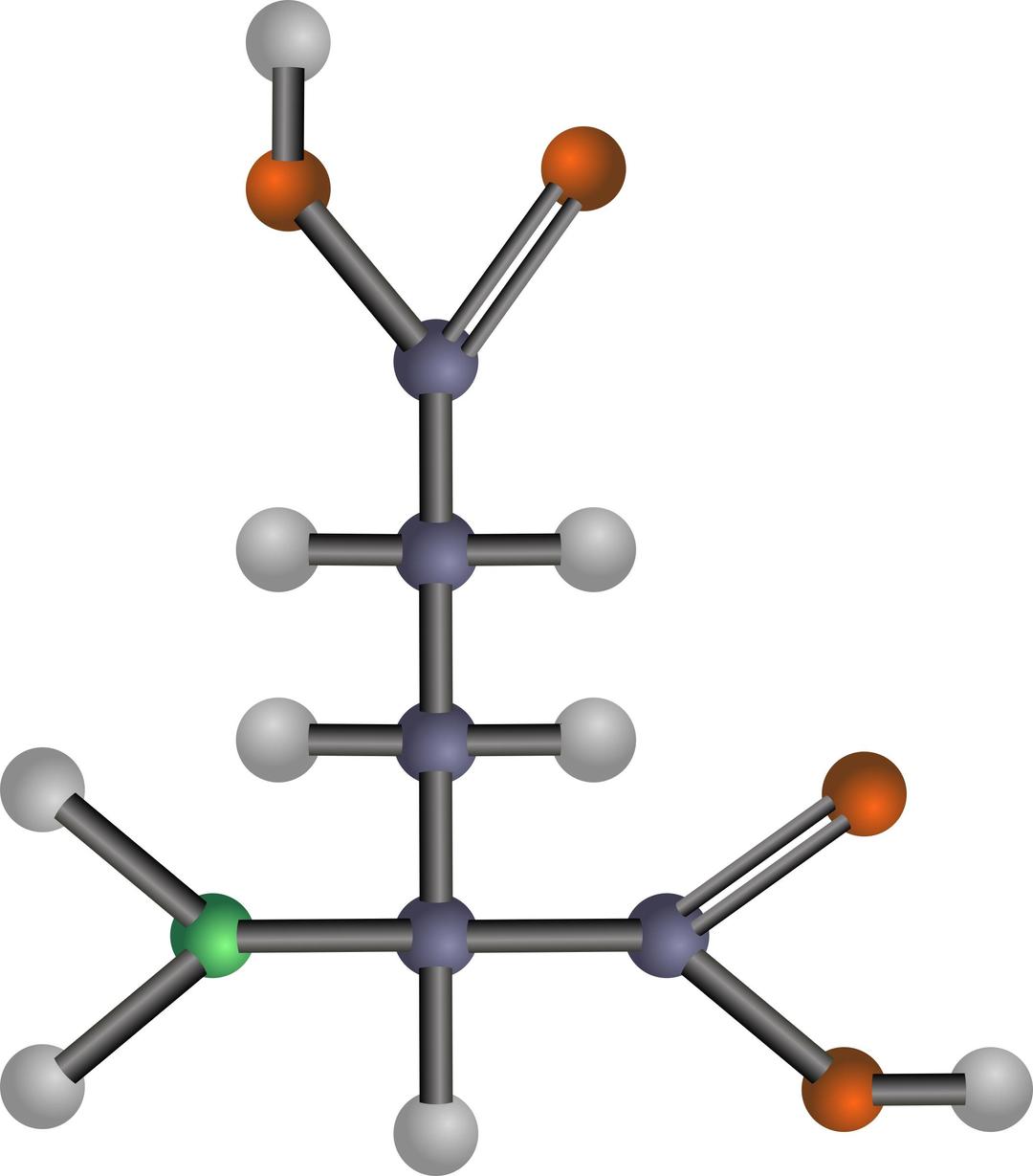 Glutamic acid (amino acid) png transparent