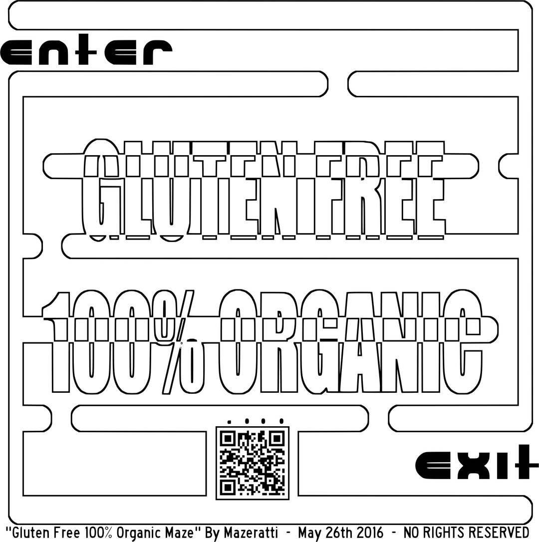 Gluten Free Coloring Maze png transparent