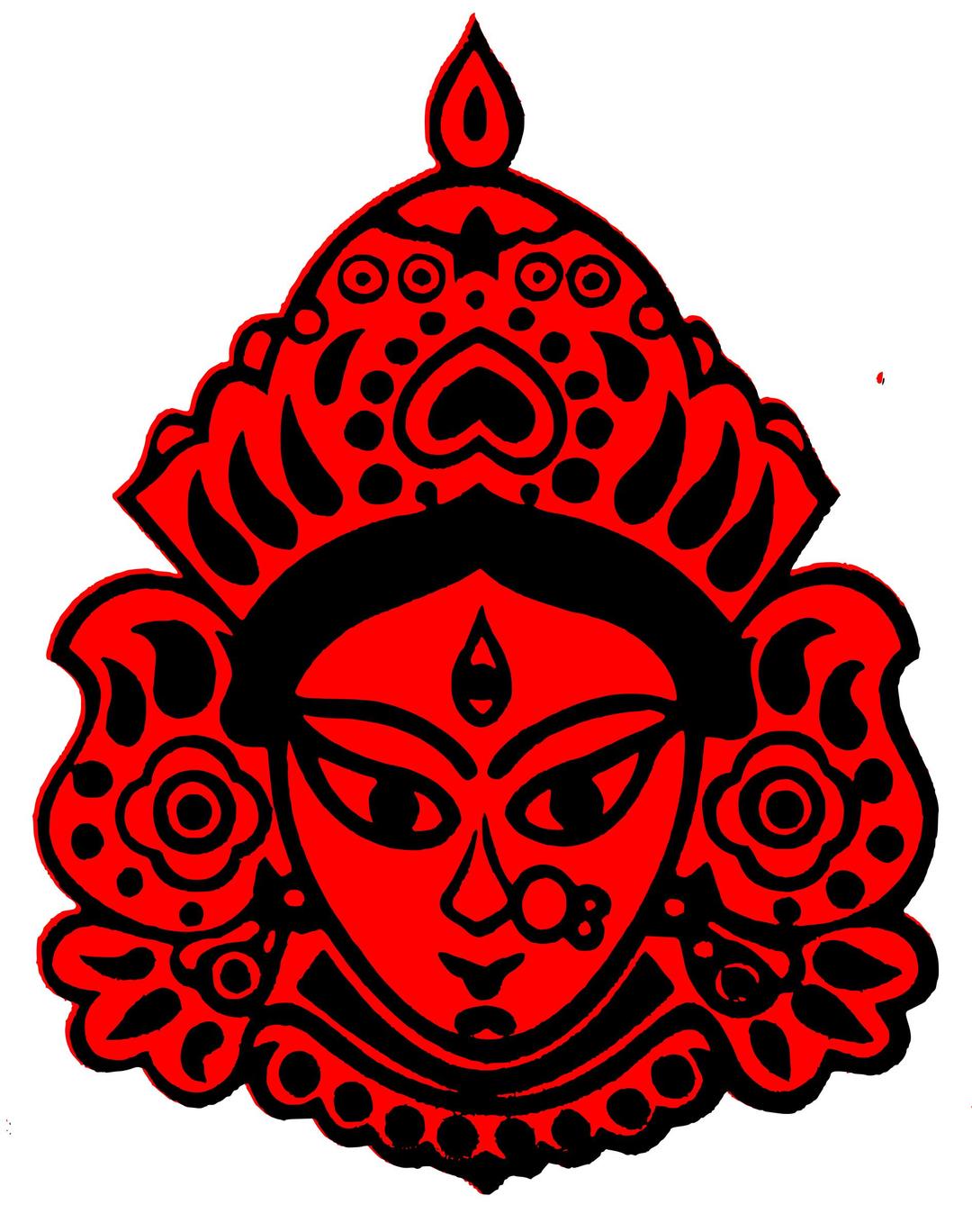 Goddess Durga png transparent