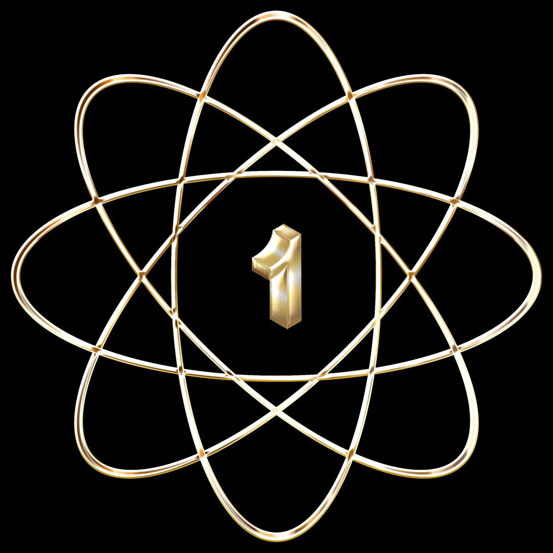 Gold Atom Enhanced png transparent
