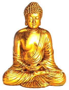 Gold Buddha png transparent