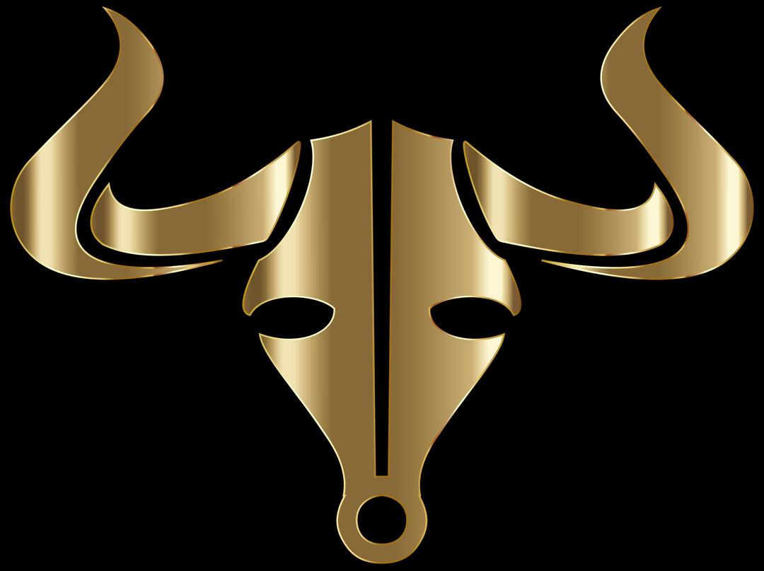 Gold Bull Icon png transparent