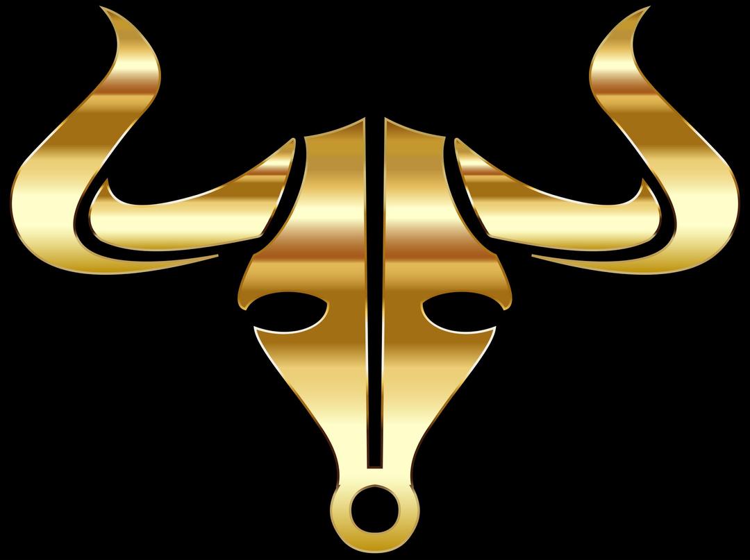 Gold Bull Icon 2 png transparent