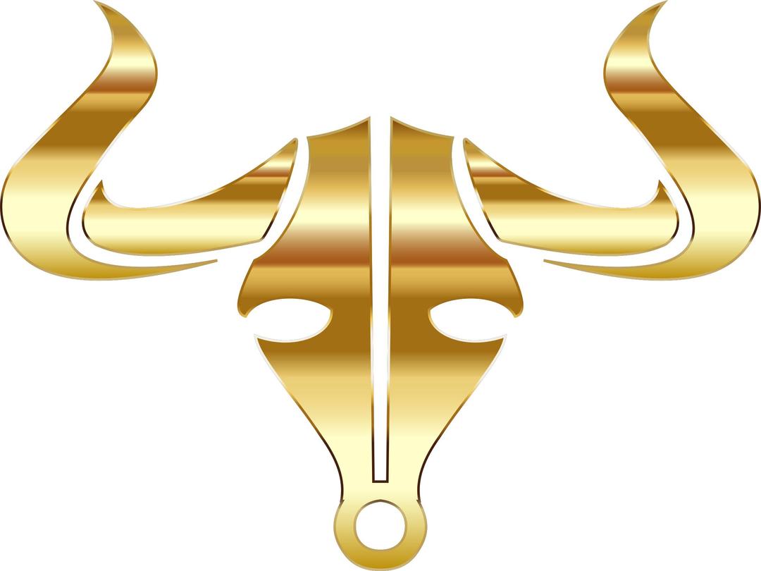 Gold Bull Icon 2 No Background png transparent