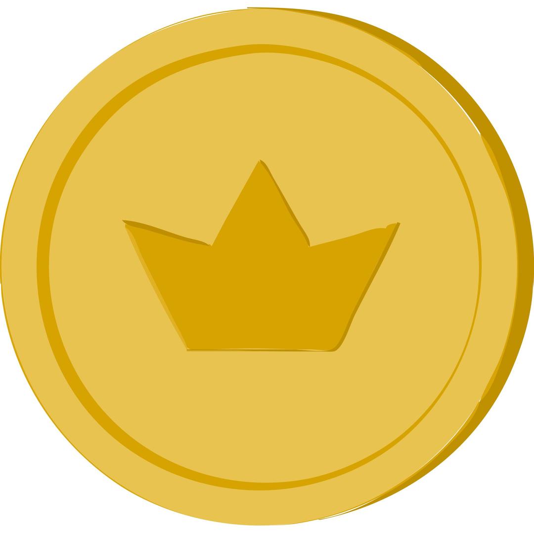 Gold coin png transparent