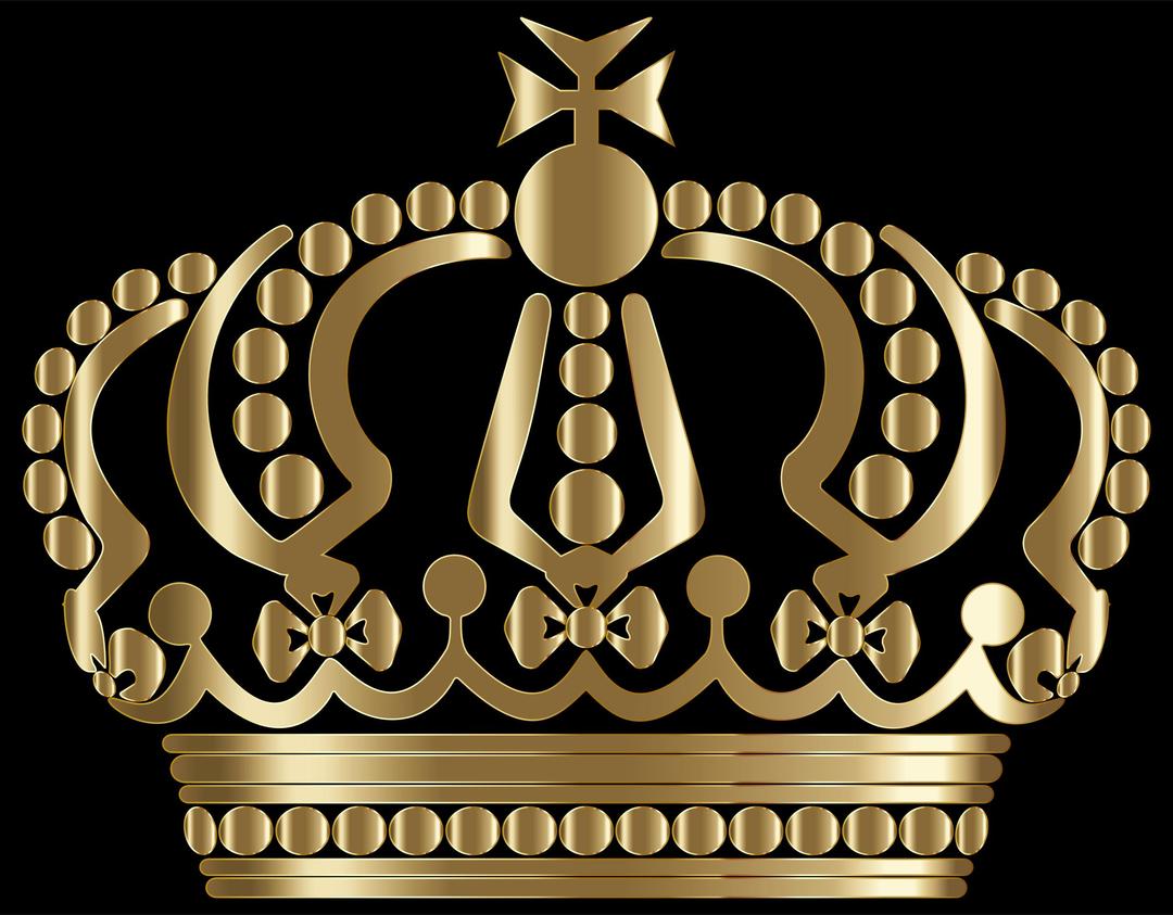Gold German Imperial Crown png transparent