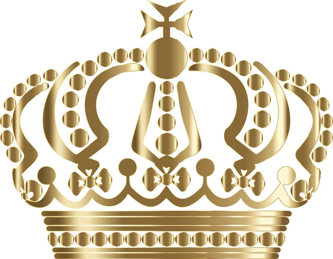 Gold German Imperial Crown No Background png transparent