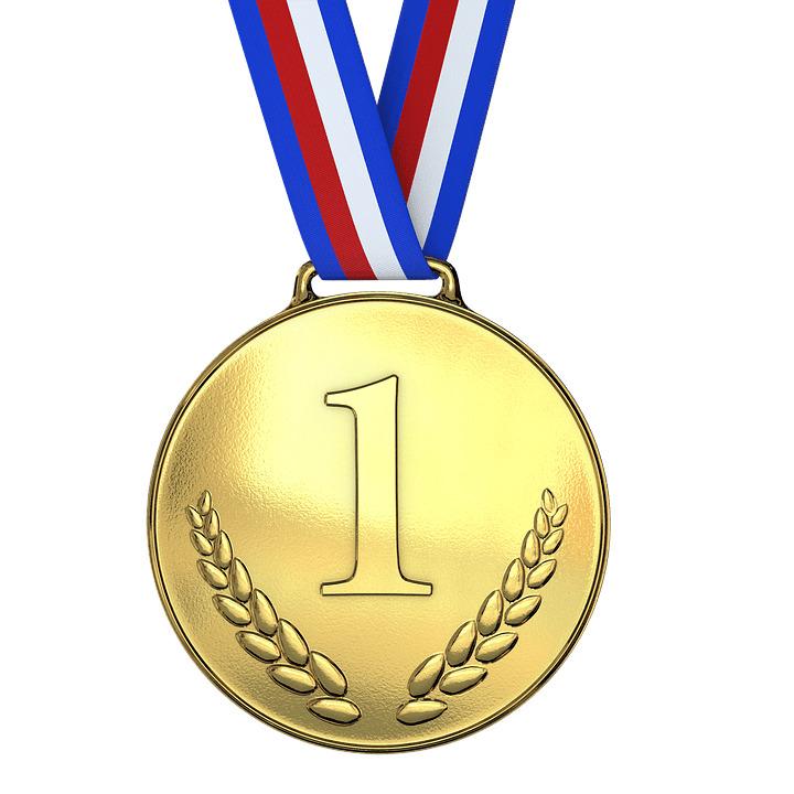 Gold Medal First One png transparent