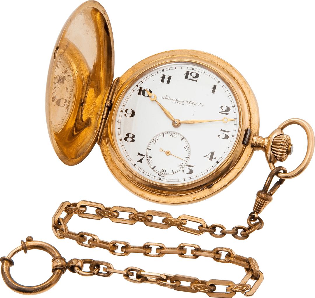 Gold Pocket Watch Clock png transparent