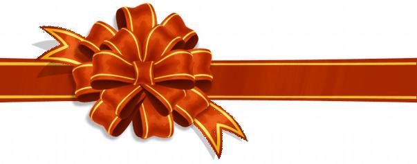 Gold Red Ribbon png transparent