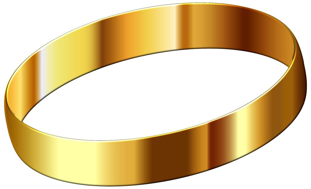 Gold Ring Deeper Color png transparent