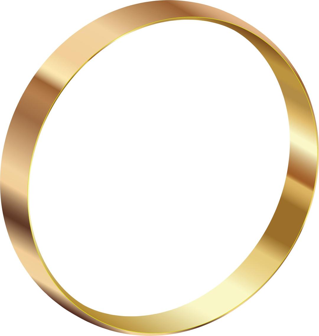 Gold Ring Standing png transparent