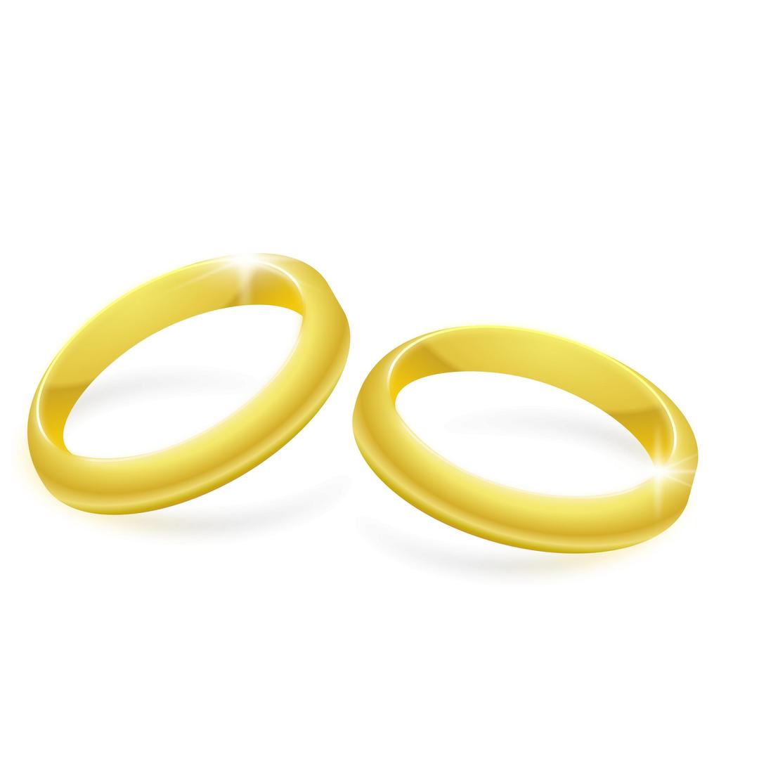 Gold Rings png transparent