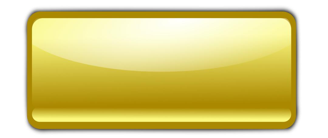 Gold Rounded Button png transparent