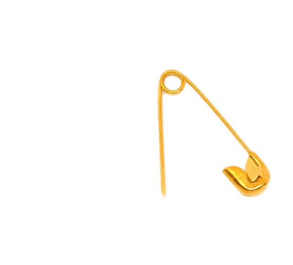 Gold Safety Pin png transparent